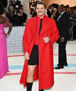 Pedro Pascal Red Coat