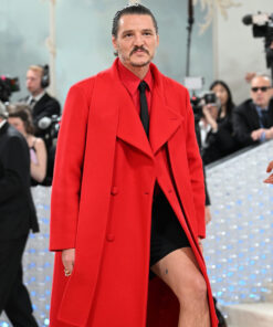Pedro Pascal Red Coat
