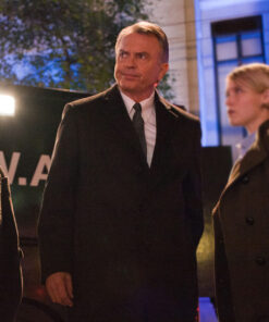 Sam Neill Black Coat