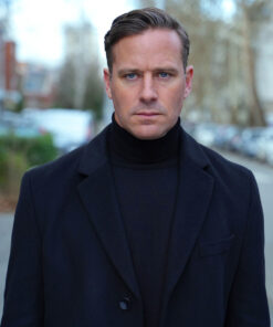 Armie Hammer Black Coat