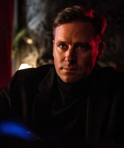 Armie Hammer Black Coat