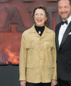Annette Bening Fringe Jacket