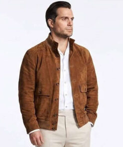 Henry Cavill Suede Jacket
