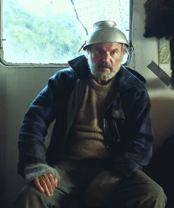 Sam Neill Plaid Coat