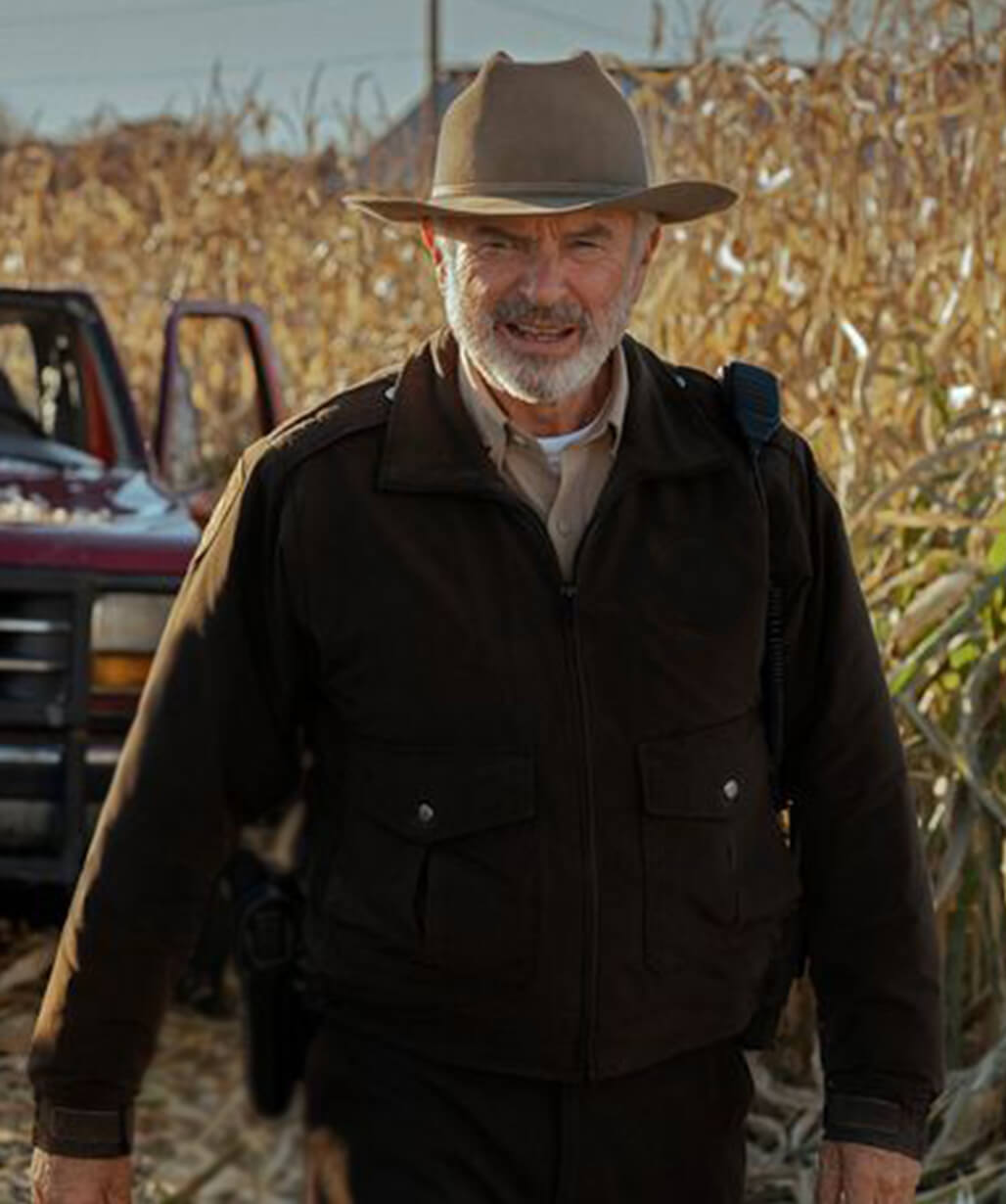 Sam Neill Brown Jacket