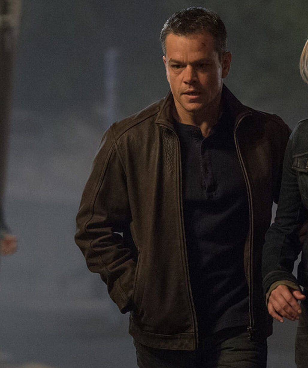 Matt Damon Leather Jacket