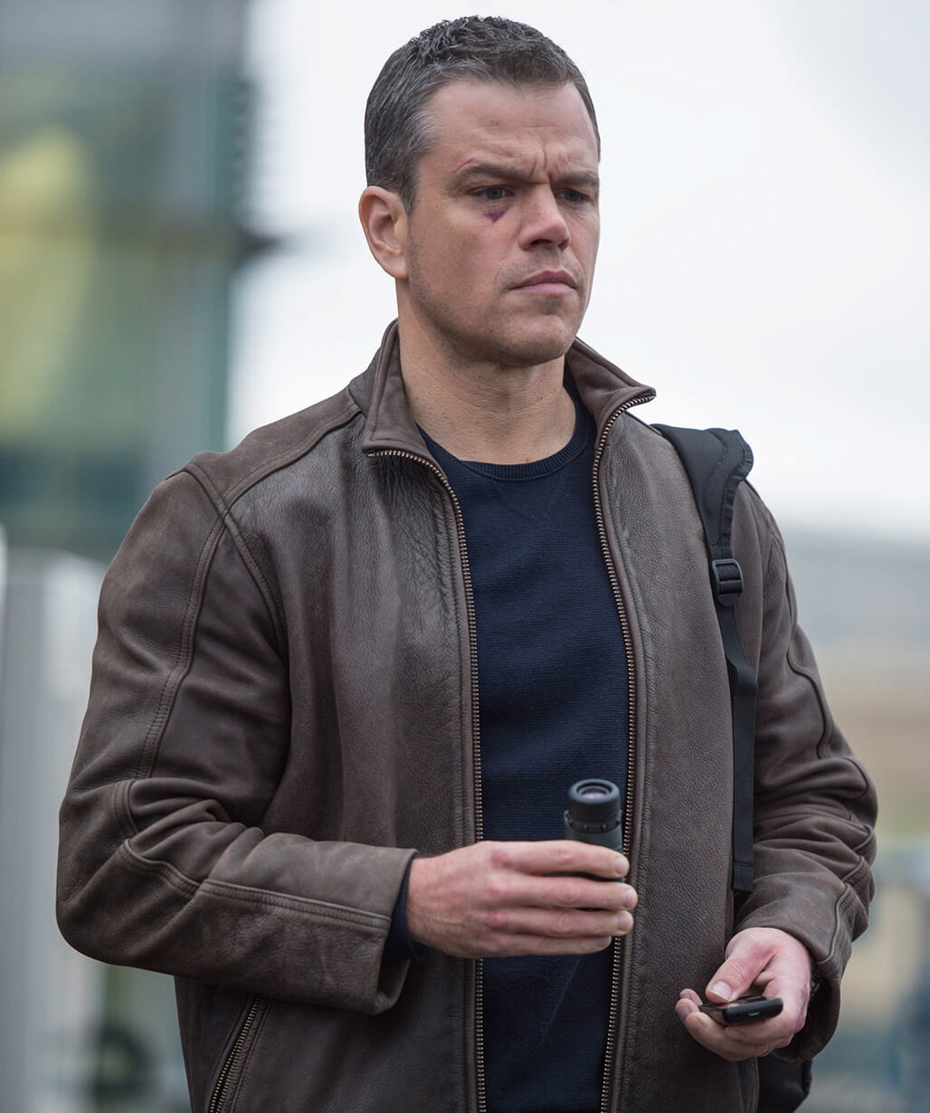 Matt Damon Leather Jacket