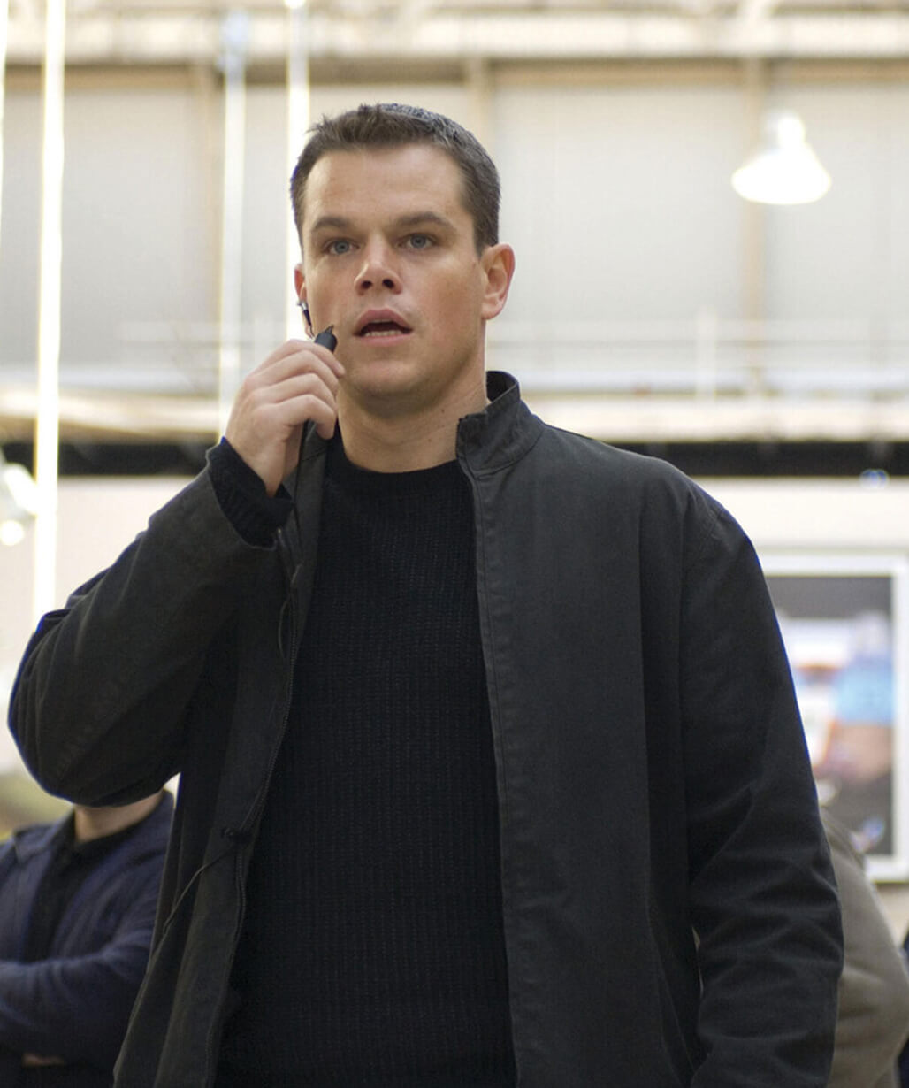 Matt Damon Black Jacket