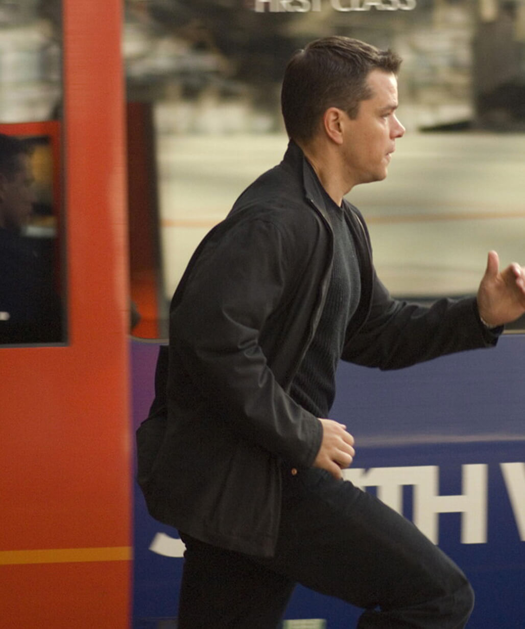 Matt Damon Black Jacket