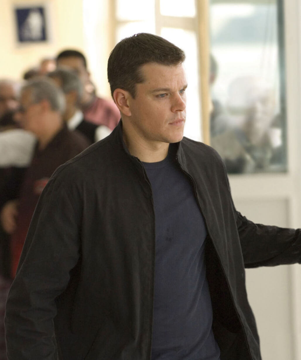 Matt Damon Black Jacket
