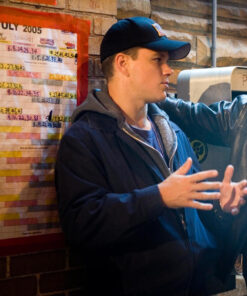 Matt Damon Blue Jacket