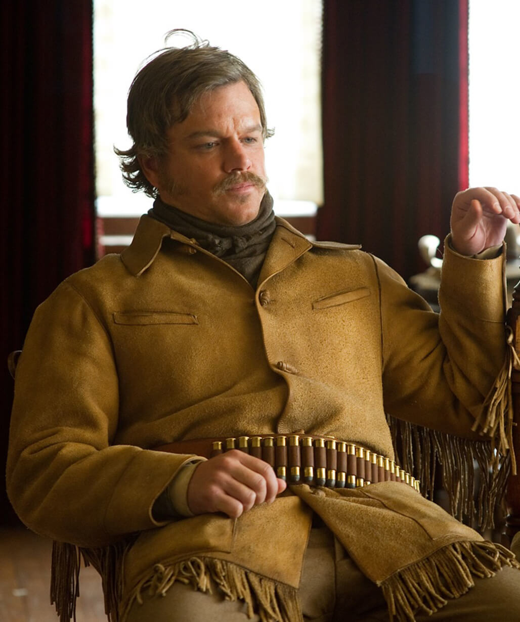 Matt Damon Suede Jacket