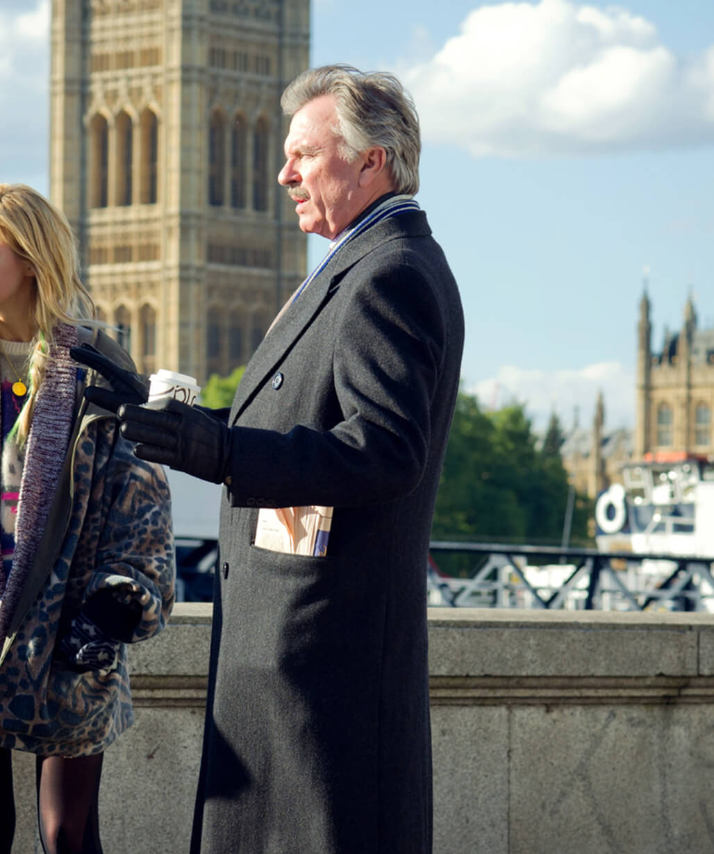 Sam Neill Trench Coat