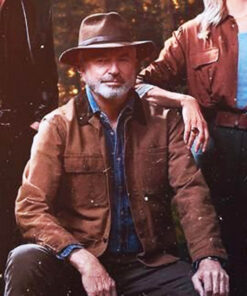Sam Neill Brown Jacket