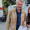Sam Neill Brown Jacket