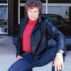 David Hasselhoff Leather Jacket