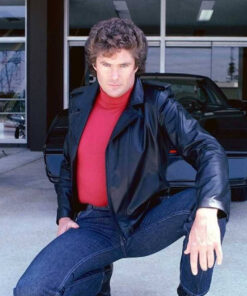 David Hasselhoff Leather Jacket
