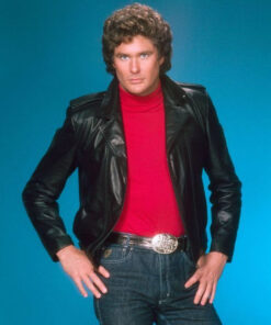 David Hasselhoff Leather Jacket