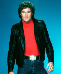 David Hasselhoff Leather Jacket
