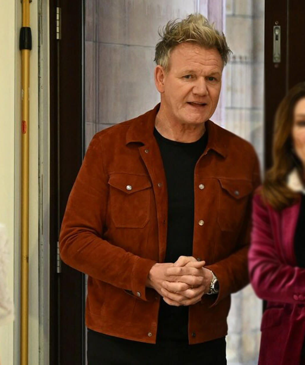 Gordon Ramsay Suede Jacket