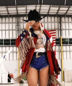 Beyonce Fringe Jacket