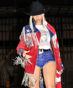 Beyonce Fringe Jacket