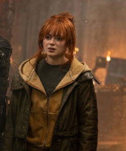 Sadie Sink Green Jacket