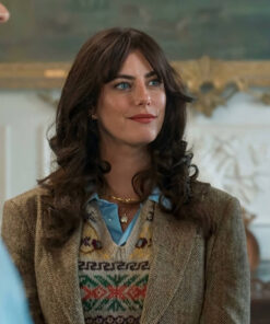 Kaya Scodelario Brown Blazer