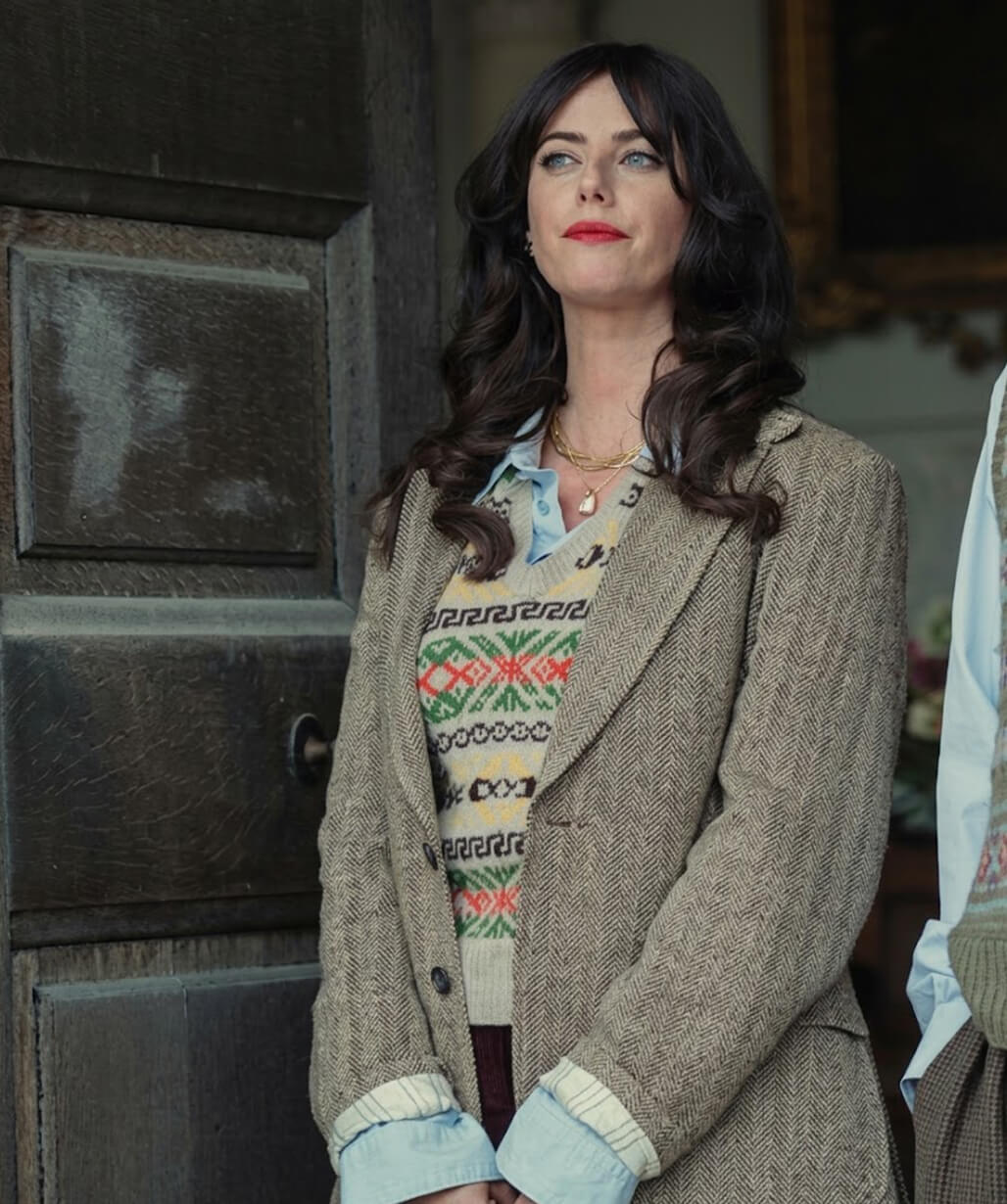 Kaya Scodelario Brown Blazer