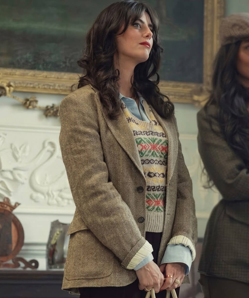 Kaya Scodelario Brown Blazer