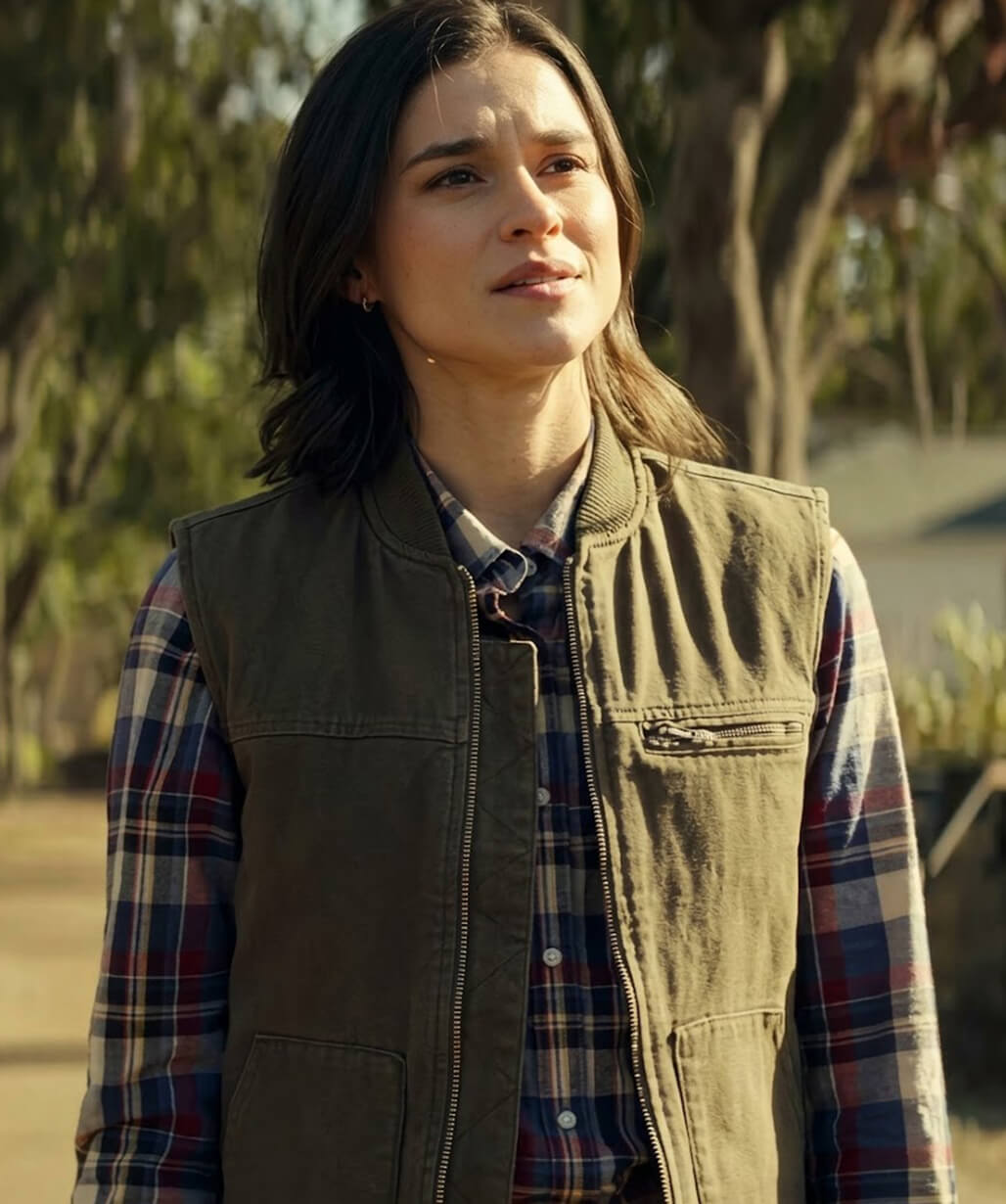 Judith Gray Green Vest