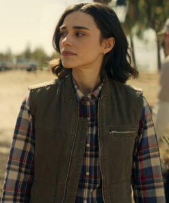 Judith Gray Green Vest