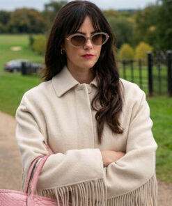 Susie Glass Fringe Coat