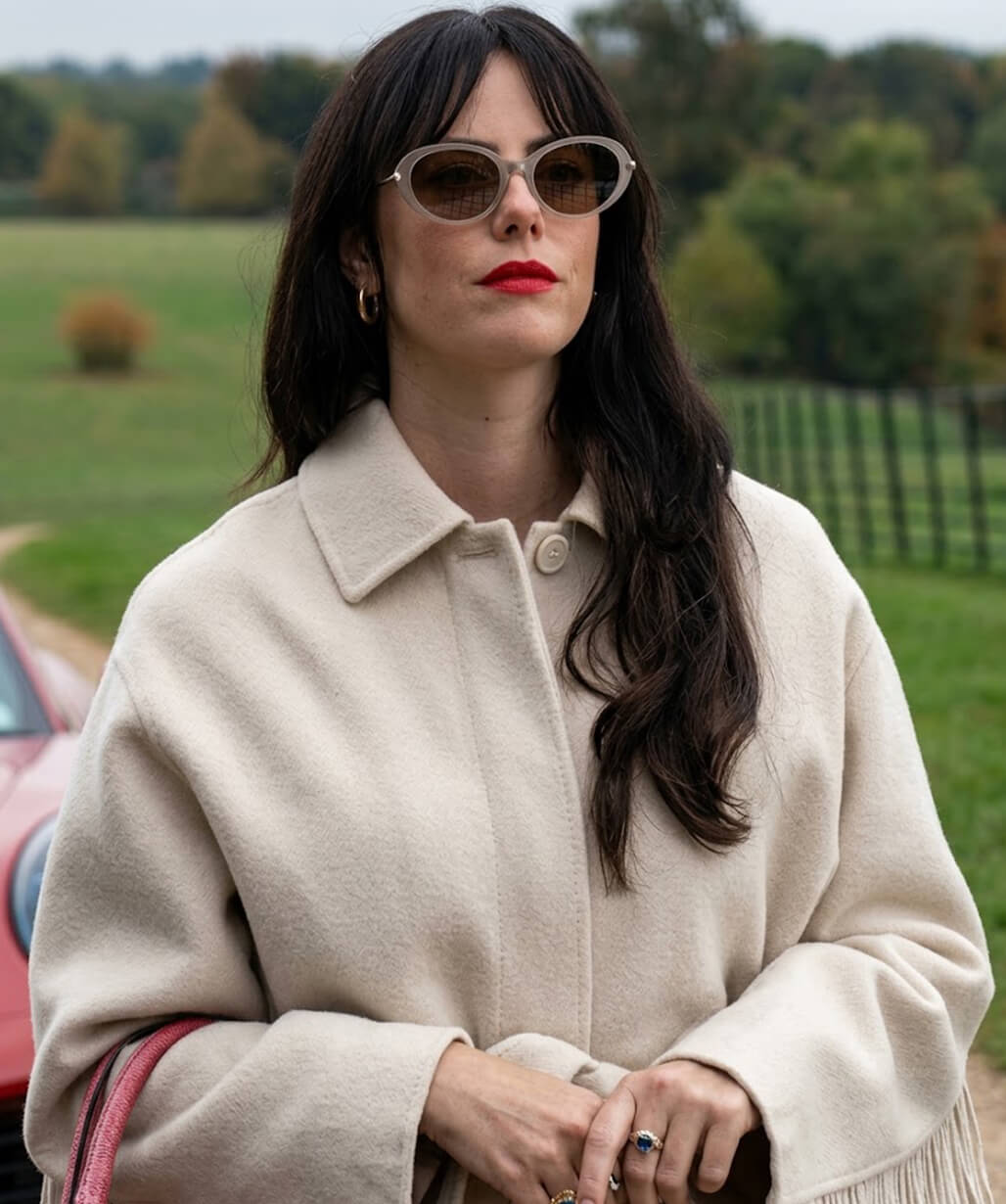 Susie Glass Fringe Coat