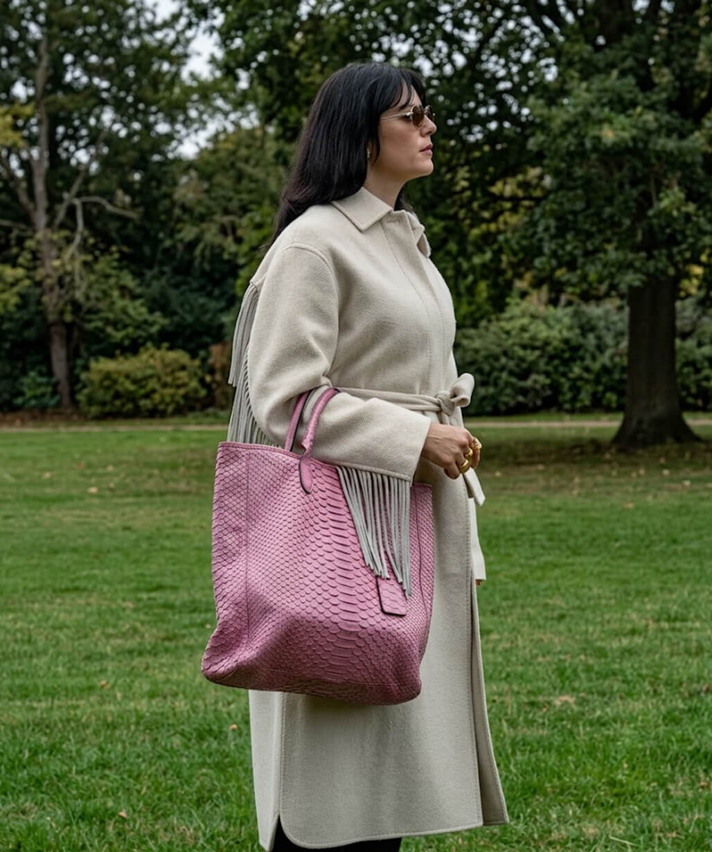 Susie Glass Fringe Coat