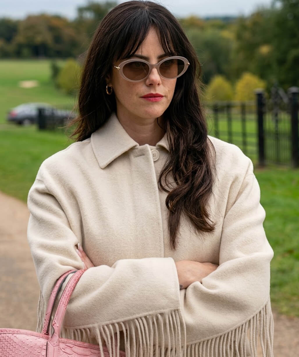 Susie Glass Fringe Coat