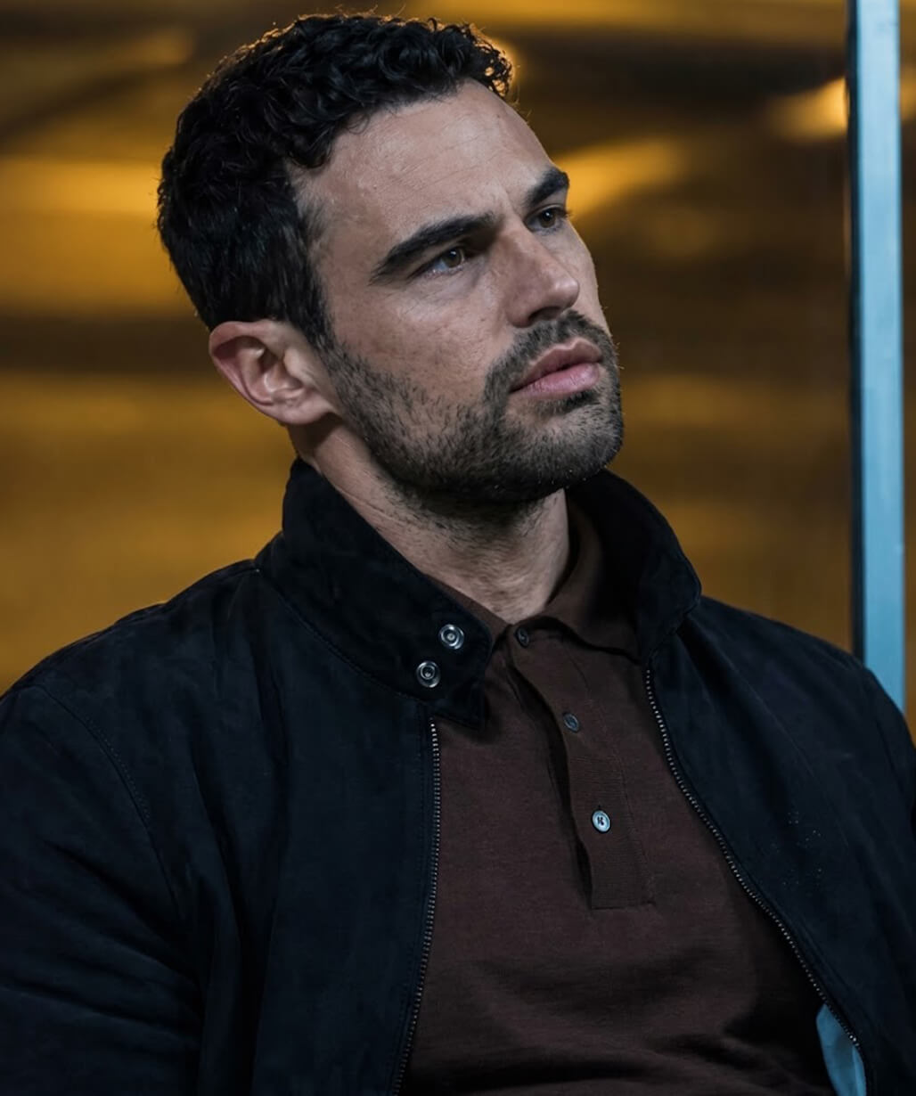Theo James Black Jacket