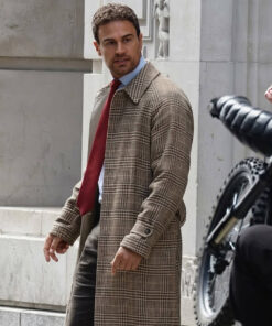 Theo James Plaid Coat